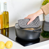 Dexam Love Colour Cotton Pot Grab - Slate Grey