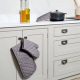 Dexam Love Colour Cotton Pot Grab - Slate Grey