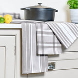 Dexam Love Colour Set of 3 Extra Large Tea Towels - Slate Grey