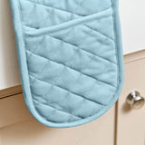 Dexam Love Colour Cotton Double Oven Gloves - Duck Egg
