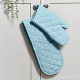 Dexam Love Colour Cotton Double Oven Gloves - Duck Egg