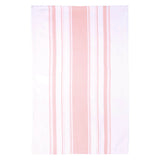 Dexam Love Colour Cotton Striped Tea Towel - Blush