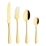Grunwerg Windsor Stainless Steel 16-Piece Cutlery Set - Gold Finish