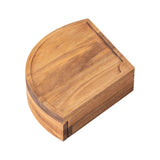 Denby James Martin 3-Tier Round Wooden 4-Piece Cheese Board Set