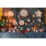 Emma Bridgewater Earthenware Medium Star Plate - Christmas Joy