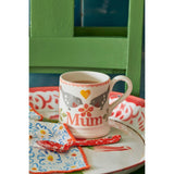 Emma Bridgewater Lovebirds Coral Half Pint Mug - Mum