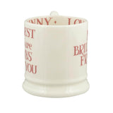 Emma Bridgewater Pink Toast Half Pint Mug - My Brilliant Friend