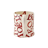 Emma Bridgewater Half Pint Mug - L.O.V.E - Polka Red