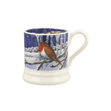 Emma Bridgewater Festive Half Pint Mug - Midnight Robin