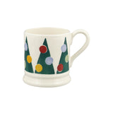 Emma Bridgewater Festive Half Pint Mug - Polka Xmas Trees