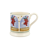 Emma Bridgewater Festive Half Pint Mug - Ice Skater Snow Globe