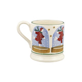 Emma Bridgewater Festive Half Pint Mug - Ice Skater Snow Globe