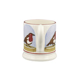 Emma Bridgewater Festive Half Pint Mug - Robin Snow Globe
