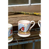 Emma Bridgewater Festive Half Pint Mug - Robin Snow Globe