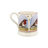 Emma Bridgewater Festive Half Pint Mug - Robin Snow Globe