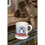 Emma Bridgewater Festive Half Pint Mug - Penguin Snow Globe