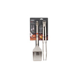 Joseph Joseph GrillOut™ Stainless Steel BBQ 2-Piece Retractable Turner & Tongs Set