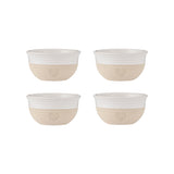 Mason Cash Stoneware Rustic Charm 9.5cm Mini Bowls - Set of 4