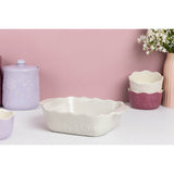 Mason Cash In The Meadow 24cm Stoneware Square Dish - Cream