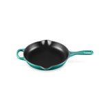 Le Creuset Signature Cast Iron 23cm Round Skillet - Bleu Riviera