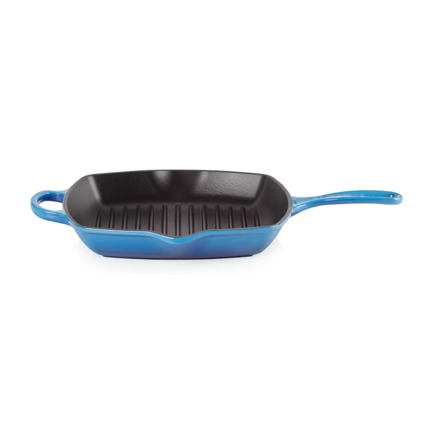 Buy Le Creuset | Signature Cast Iron 26cm Square Grillit - Azure
