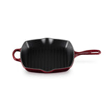 Le Creuset Signature 26cm Cast Iron Square Grillit - Garnet
