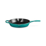 Le Creuset Signature Cast Iron 26cm Deep Round Skillet - Bleu Riviera