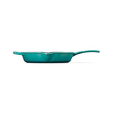Le Creuset Signature Cast Iron 26cm Deep Round Skillet - Bleu Riviera