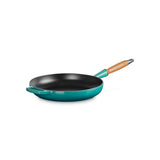 Le Creuset Signature Cast Iron 28cm Frying Pan - Bleu Riviera