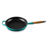 Le Creuset Signature Cast Iron 28cm Frying Pan - Bleu Riviera
