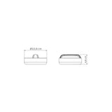 Tramontina 10cm Aluminium Non-Stick Churrasco Burger Press - Black