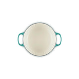 Le Creuset Signature Cast Iron 20cm Round Casserole - Bleu Riviera