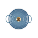 Le Creuset Signature Cast Iron 20cm Round Casserole - Chambray