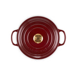 Le Creuset Signature Cast Iron 20cm Round Casserole - Garnet