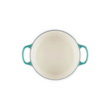 Le Creuset Signature Cast Iron 22cm Round Casserole - Bleu Riviera