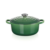 Le Creuset Signature Cast Iron 24cm Round Casserole - Bamboo Green