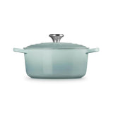 Le Creuset Signature 24cm Cast Iron Round Casserole - Sea Salt
