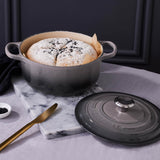 Le Creuset Signature Cast Iron 26cm Round Casserole - Flint