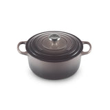 Le Creuset Signature Cast Iron 26cm Round Casserole - Flint