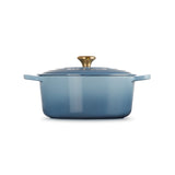 Le Creuset Signature Cast Iron 28cm Round Casserole - Chambray