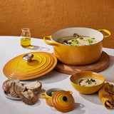 Le Creuset Signature Cast Iron 28cm Round Casserole - Nectar