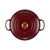 Le Creuset Signature Cast Iron 28cm Round Casserole - Garnet