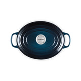 Le Creuset Signature Cast Iron 27cm Oval Casserole - Nuit