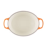 Le Creuset Limited Edition Signature 29cm Cast Iron Oval Casserole - Flamme Doree