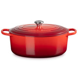 Le Creuset Signature 35cm Cast Iron Oval Casserole - Cerise