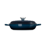 Le Creuset Signature Cast Iron 26cm Round Shallow Casserole - Nuit