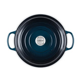 Le Creuset Signature Cast Iron 30cm Round Shallow Casserole - Nuit