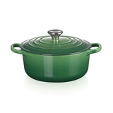 Le Creuset Signature Cast Iron 28cm Round Casserole - Bamboo Green
