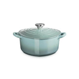 Le Creuset Cast Iron Heart Shape Casserole Dish - Sea Salt