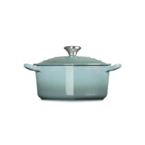 Le Creuset Cast Iron Heart Shape Casserole Dish - Sea Salt